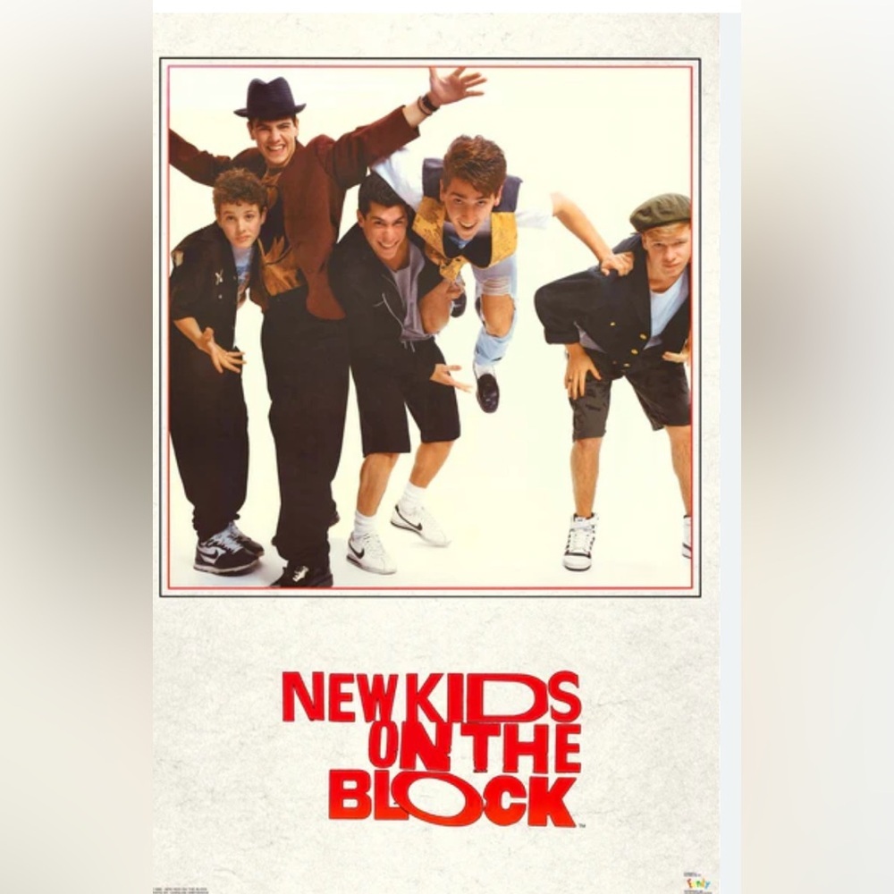 VINTAGE ❤️ NEW KIDS ON THE BLOCK ❤️ Single stitch tee shirt ( VINTAGE ) 1989 !